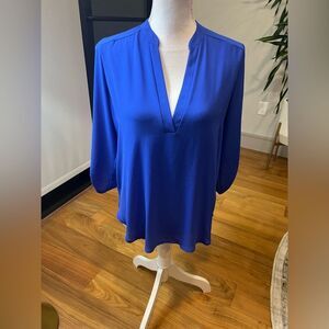 Lush royal Blue Women's blouse size Small